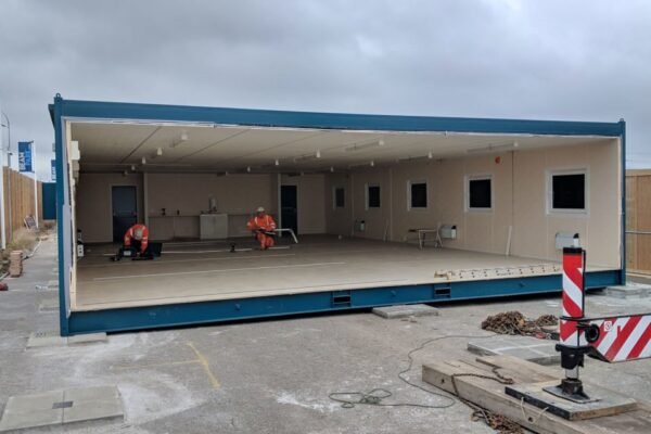 Building Shipping Bay (3 Bay) Anti-Vandal Modular Building - ABC shipping Containers