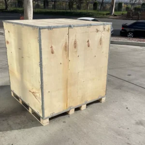 Sandbaggy Collapsible Wood Shipping Crate w/ Pallet (48″x48″x 48″)