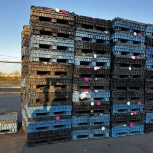 48x45x34 Gaylord Collapsible Bulk Shipping Pallet Containers Bins