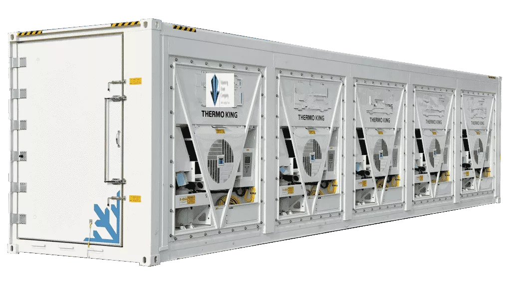40ft High Cube One-Trip Blast Freezer Container — New